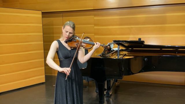 J. Sibelius Violin Concerto No.1 Op.47 2nd Movement Performed By Anna Gertsel