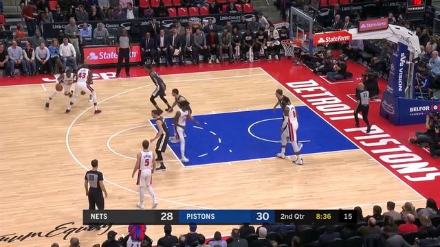 Timofey Mozgov vs Pistons. 07.02.2018 смотреть онлайн