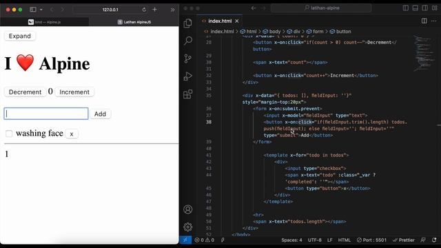 Belajar Alpine.js - Class & Delete Item смотреть онлайн