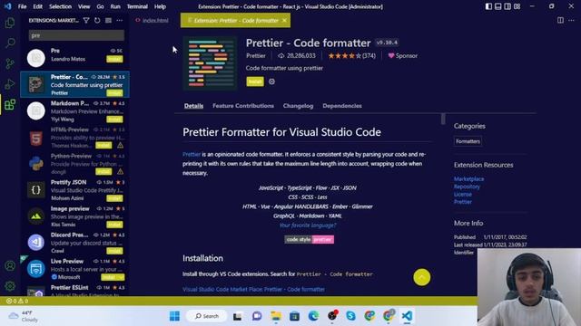 Download & Install VS Code IDE for ReactJS || Complete React Js Course in Urdu & Hindi #02 смотреть онлайн
