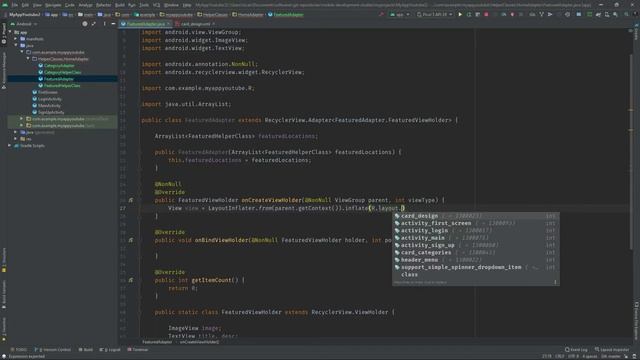 Dashboard main with RecylerView and CardView in Android Studio (Part 02) смотреть онлайн