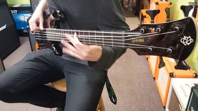 Spector Legend 5 Classic Black Cherry 5-string bass guitar demo at Basone Guitar Shop смотреть онлайн