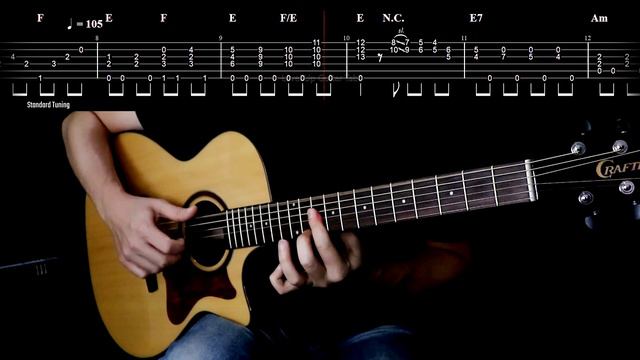 Простой фингерстайл с испанскими нотками смотреть онлайн