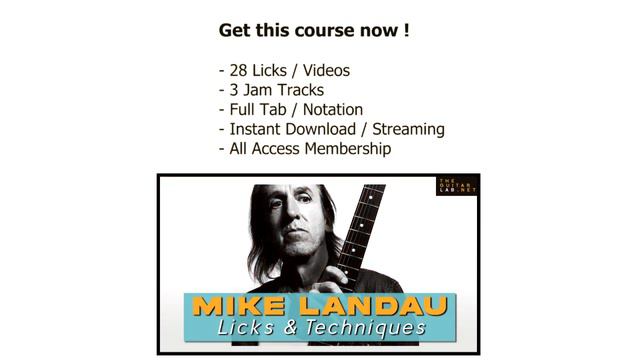 Michael Landau Rock Fusion Lick /Tabs - Theguitarlab.net смотреть онлайн