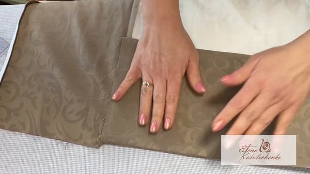 Скатерть с манжетой/ Авторская школа Елены Католиченко/ Технология шитья смотреть онлайн