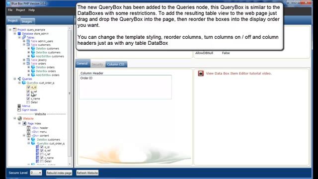 PHP Generator creating and using a QueryBox смотреть онлайн