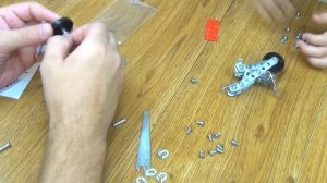 Конструктор металлический  как в 90х.  Собираем мотоцикл.