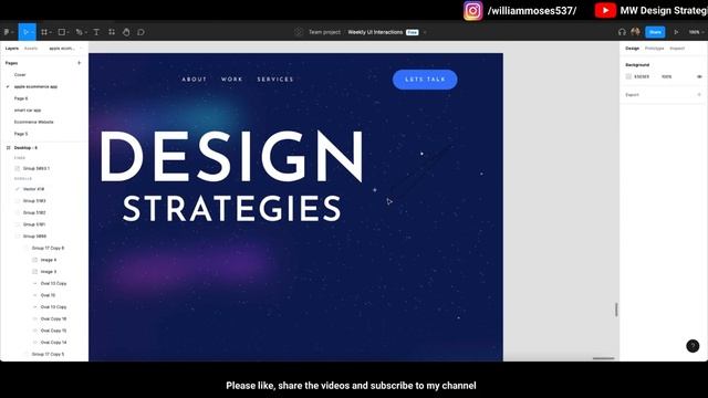 Creative Space Website Design Figma | 3D Web App Design 2022 Trends | Website Design Tutorial смотреть онлайн