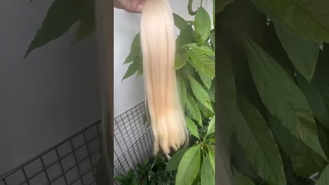 Блонд срез славянских волос 70 см 100 грамм смотреть онлайн