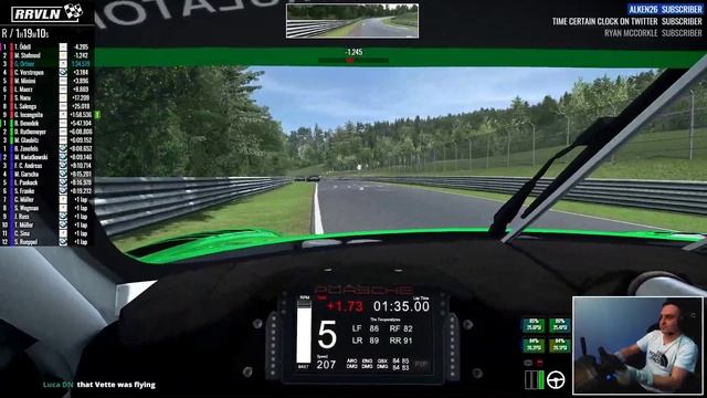 RRVLN // Online Multiclass Endurance @ Nordschleife ?LIVE смотреть онлайн