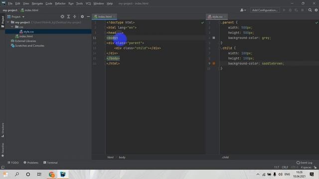 Знакомство с Webstorm