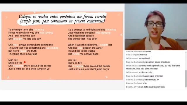 Aula de Inglês 05 - Present Continuous e Past Continuous (20/07/21) смотреть онлайн