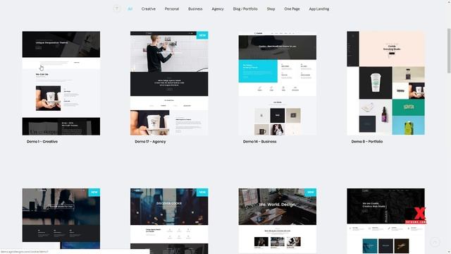 Cookie Multipurpose Creative WordPress Theme смотреть онлайн