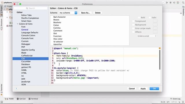 PhpStorm - #2 - Настройка интерфейса. Визуальное оформление. Установка тем. смотреть онлайн