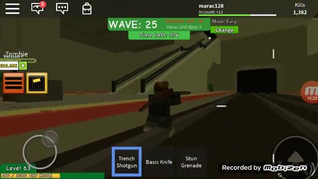 Играем в Roblox атака зомби 1 часть смотреть онлайн