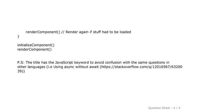 JavaScript : Async function without await in JavaScript смотреть онлайн