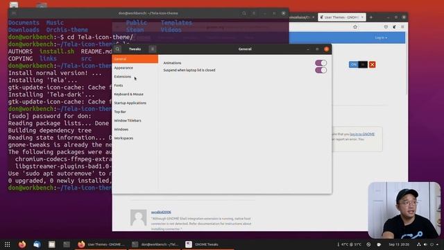 Changing My Ubuntu Gnome Theme The GTK Orchis Theme