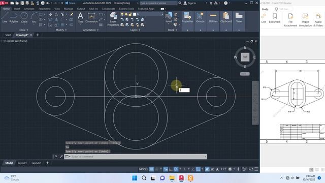 AutoCAD 2023 Tutorial - 2D Profile for beginner EP.16 #autocad смотреть онлайн