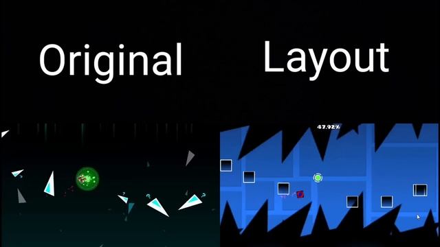 "I SPY WITH MY LITTLE EYE" Original Vs Layout Comparision | Geometry Dash Comparision смотреть онлайн