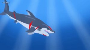 Mosasaurus vs Megalodon - Sea monster battle | DinoMania