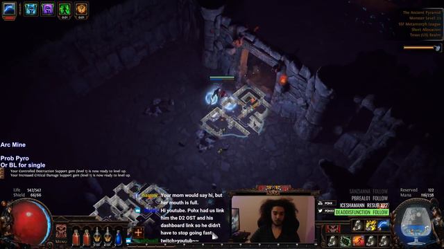 Path of Exile 3.9 - SSF Arc Mine Build Progress Act II смотреть онлайн