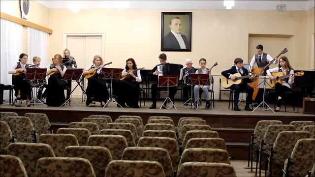 Гусарский вальс Ансамбль студентов ЯМУ(колледжа) смотреть онлайн