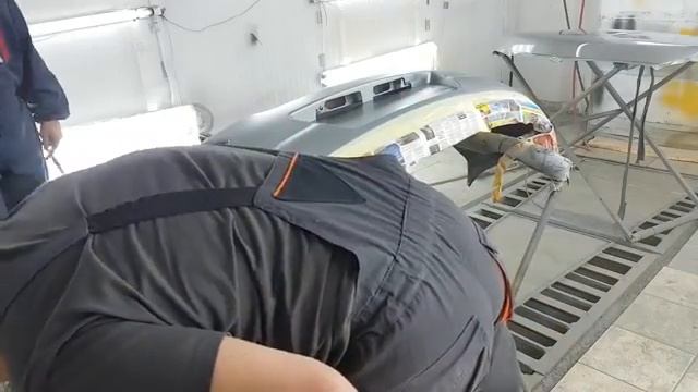 Окраска капота и бампера Nissan Учимся смотреть онлайн