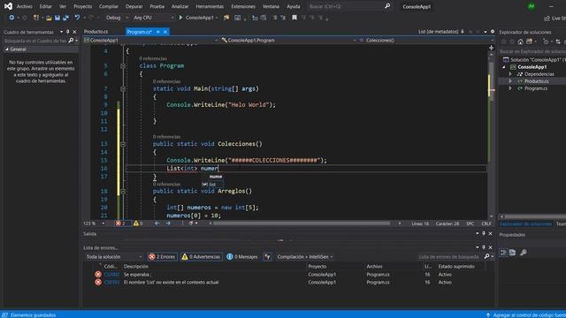 Ventajas de usar Colecciones en lugar de Arrays Parte 1 смотреть онлайн
