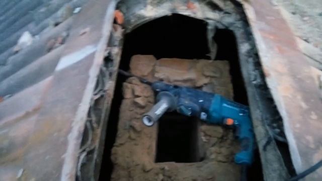 Демонтаж старой трубы дымоудаления смотреть онлайн