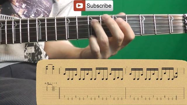How To Play Judas Priest - Painkiller (Main Riff) Как играть, Guitar lesson смотреть онлайн