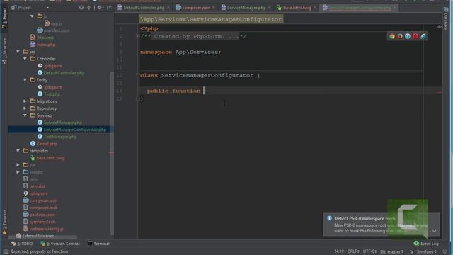 Сервис Configurator - Symfony 4 Flex ( #Основы 9) смотреть онлайн