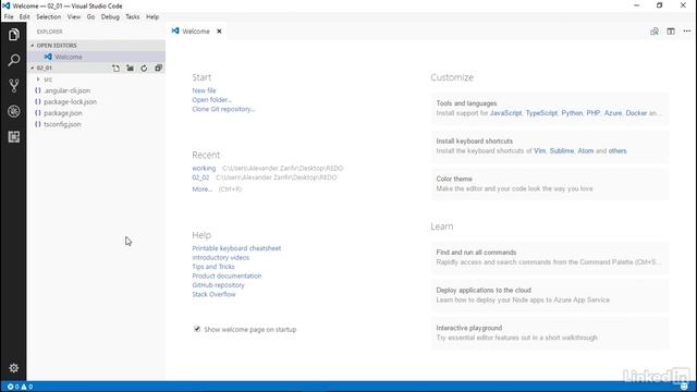 Building Angular and Node Apps with Authentication - Using the exercise files смотреть онлайн