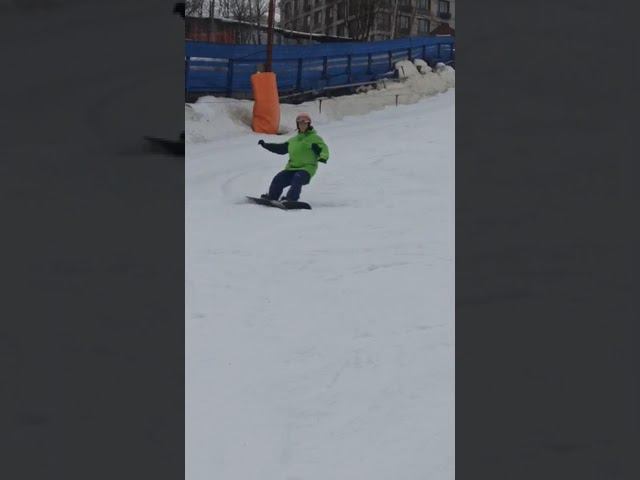 2024-03-23 мягкий мокрый снег маленькая мягкая доска