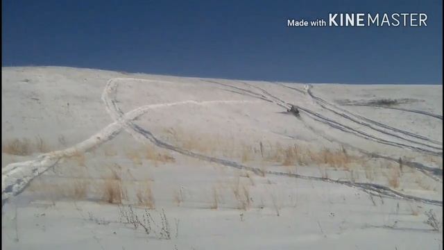 Покатушки на снегоходе∆