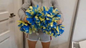 ПГМА50 Стандарт. Помпоны гантелеобразные для черлидинга (чирлидинга) матовые (винил). ЧЕРРИ-СПОРТ