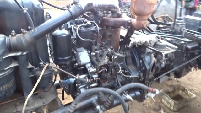 как установить момент впрыска (зажигание) и запуск Т 30//tractorT30 setting the injection moment смотреть онлайн