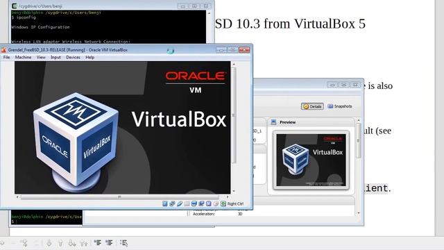 How to ssh from VirtualBox 5 to a FreeBSD VM смотреть онлайн