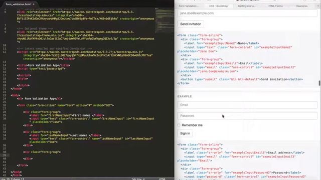 Form Validation - HTML Bootstrap - Part 1 смотреть онлайн