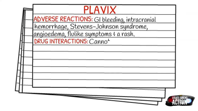 EMT/Paramedic Medication Notecards || Plavix смотреть онлайн