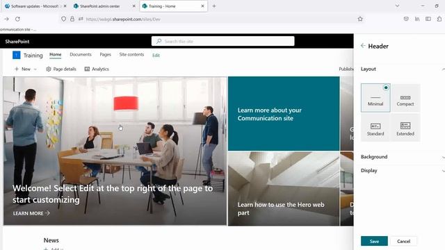 How to change SharePoint details and header layouts || Update SharePoint site primary information смотреть онлайн