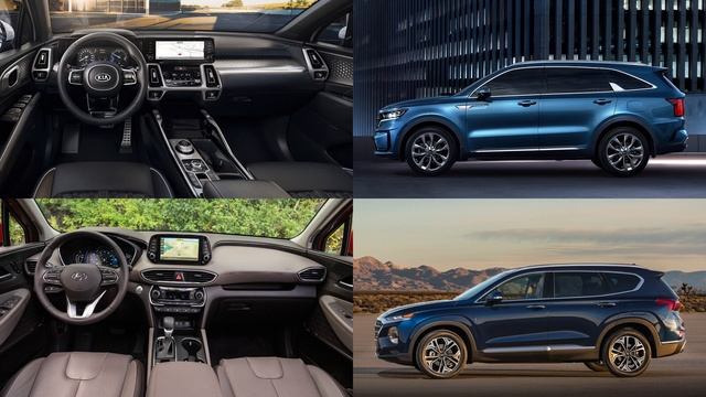 2021 Kia Sorento Vs 2020 Hyundai Santa Fe
