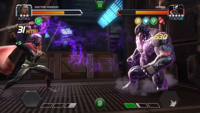 3 Star Dr. Voodoo VS Act 4 Venom (All Linked Nodes Active) - Marvel Contest Of Champions смотреть онлайн