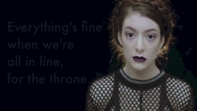 Tennis Court - Lorde (Lyric Video / Music Video)