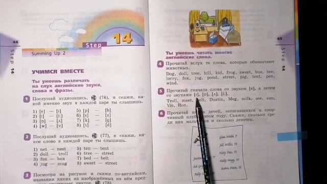 Часть 1/Урок 14/Step 14/_Английский язык 2 класс "Rainbow English 2” О.В.Афанасьева смотреть онлайн