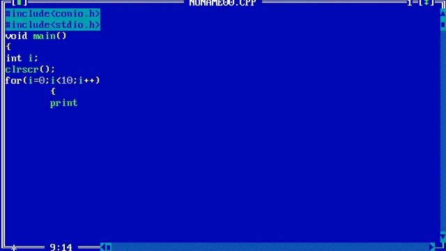 C Program to print name 10 times using loop смотреть онлайн