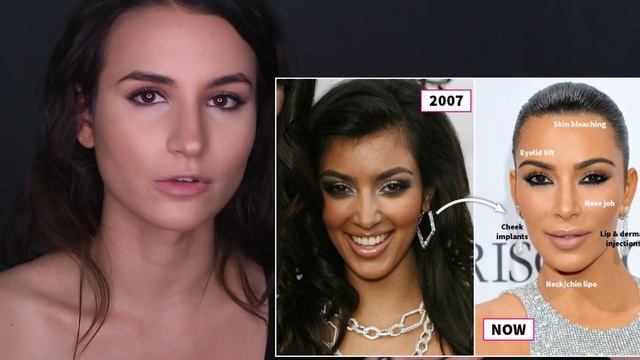Макияж Ким Кардашьян. Подробный урок/makeup tutorial смотреть онлайн