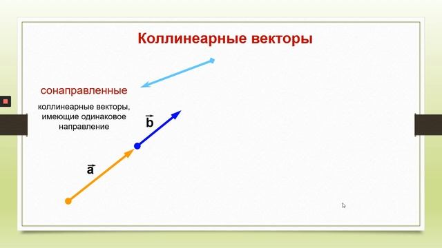 Понятие вектора. Равенство векторов смотреть онлайн