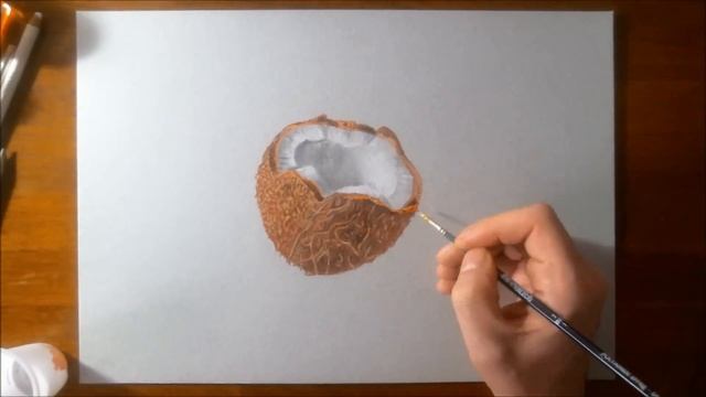 Coconut Drawing ? 3D Illusion смотреть онлайн