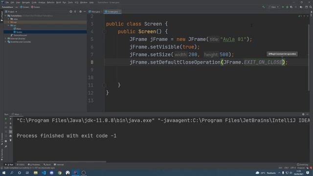 Cursos de Java - JFrame, Interface Gráfica - Aula 32 - Programação Iniciante смотреть онлайн