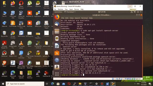 How To Ssh Into Linux Virtualbox/Virtual Machine From Windows Host Machine/Same Computer смотреть онлайн